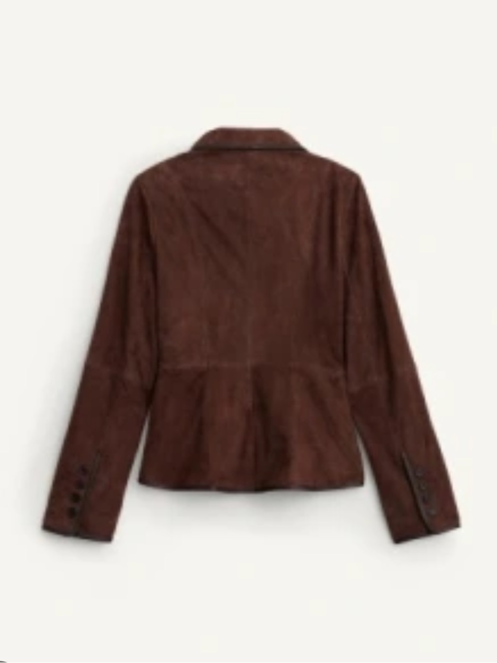 Zara Studio NWT 100% suede leather brown jacket 1966/930 - Picture 3 of 8
